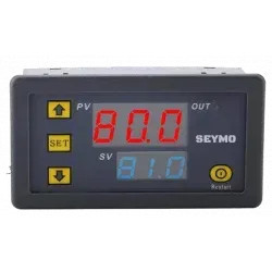 Programmable temperature outboard motor alarm