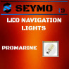 Port, starboard, range and top navigation lights