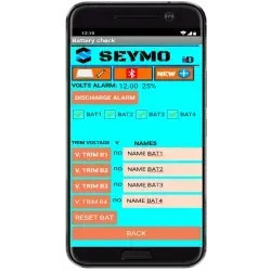 Battery check control up to 4 battery groups with App
