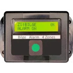 Wireless programmable 4 zone bilge alarm